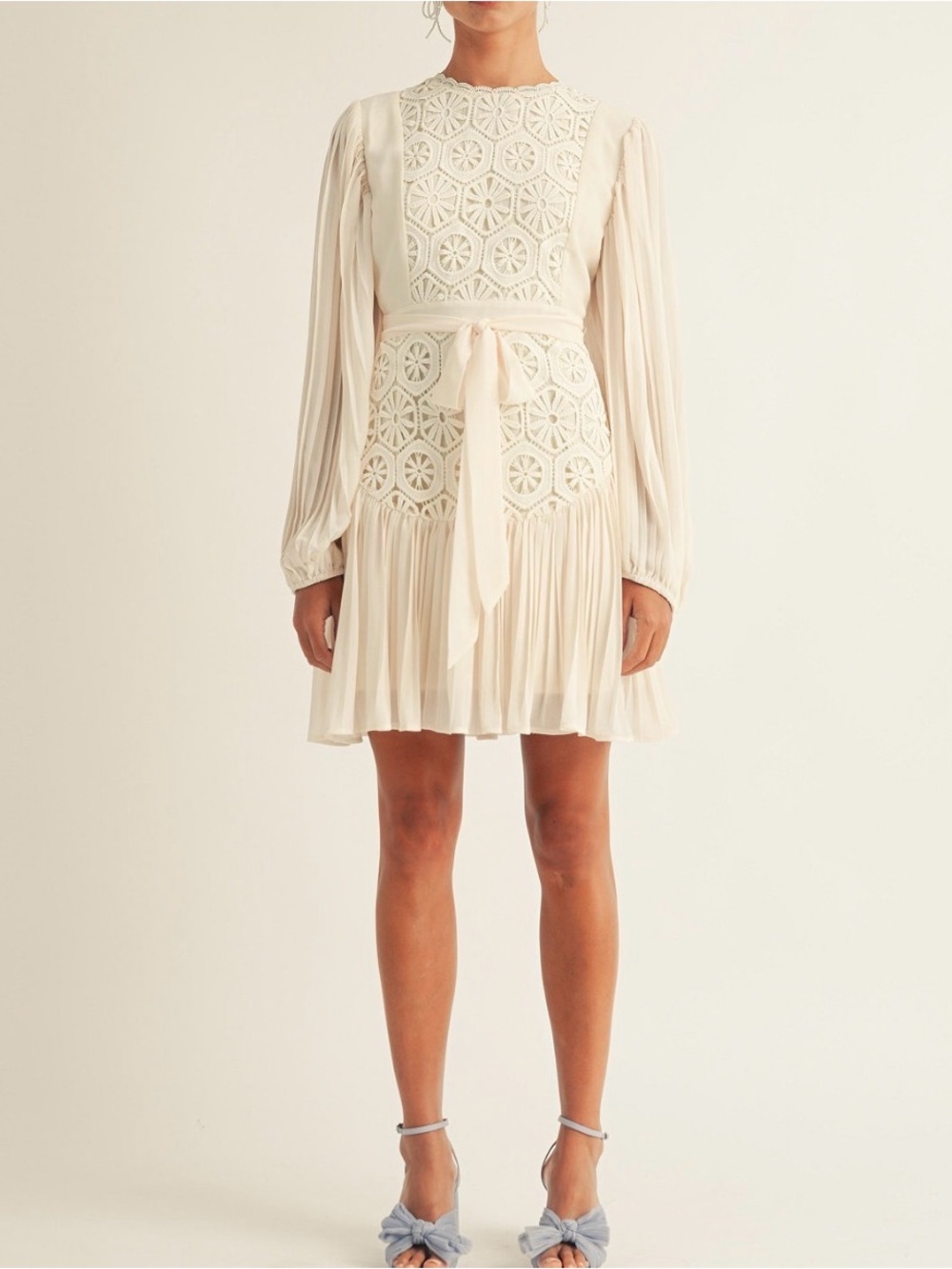 Arose Studio Cream Dress Large
